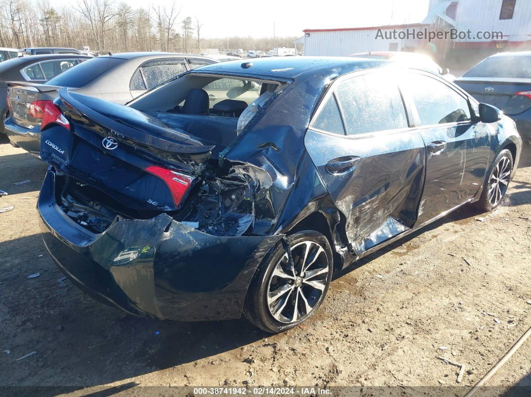 2017 Toyota Corolla Se Blue vin: 2T1BURHE7HC803889