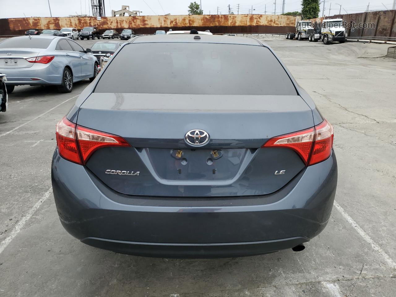 2017 Toyota Corolla L Gray vin: 2T1BURHE7HC804640