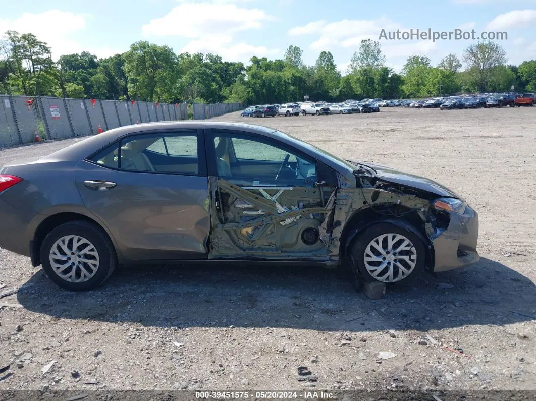 2017 Toyota Corolla Le Gray vin: 2T1BURHE7HC838917