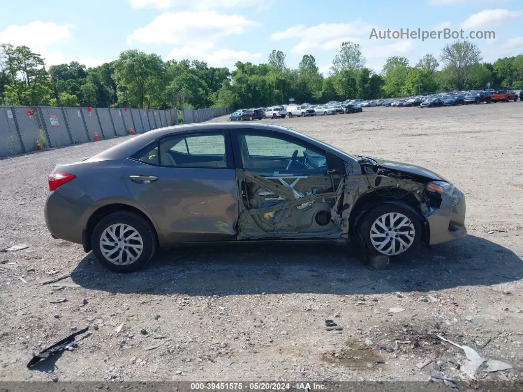 2017 Toyota Corolla Le Gray vin: 2T1BURHE7HC838917