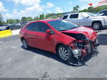 2017 Toyota Corolla Le Red vin: 2T1BURHE7HC850629