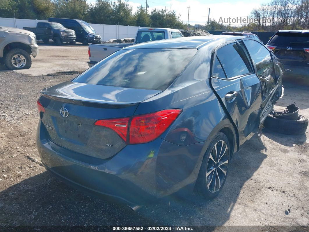 2017 Toyota Corolla Se Gray vin: 2T1BURHE7HC859668