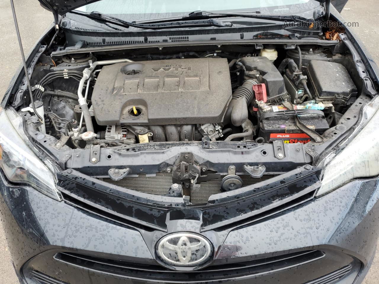 2017 Toyota Corolla L Черный vin: 2T1BURHE7HC867754