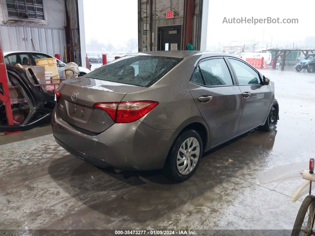 2017 Toyota Corolla Le Gray vin: 2T1BURHE7HC882612