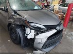2017 Toyota Corolla Le Gray vin: 2T1BURHE7HC882612