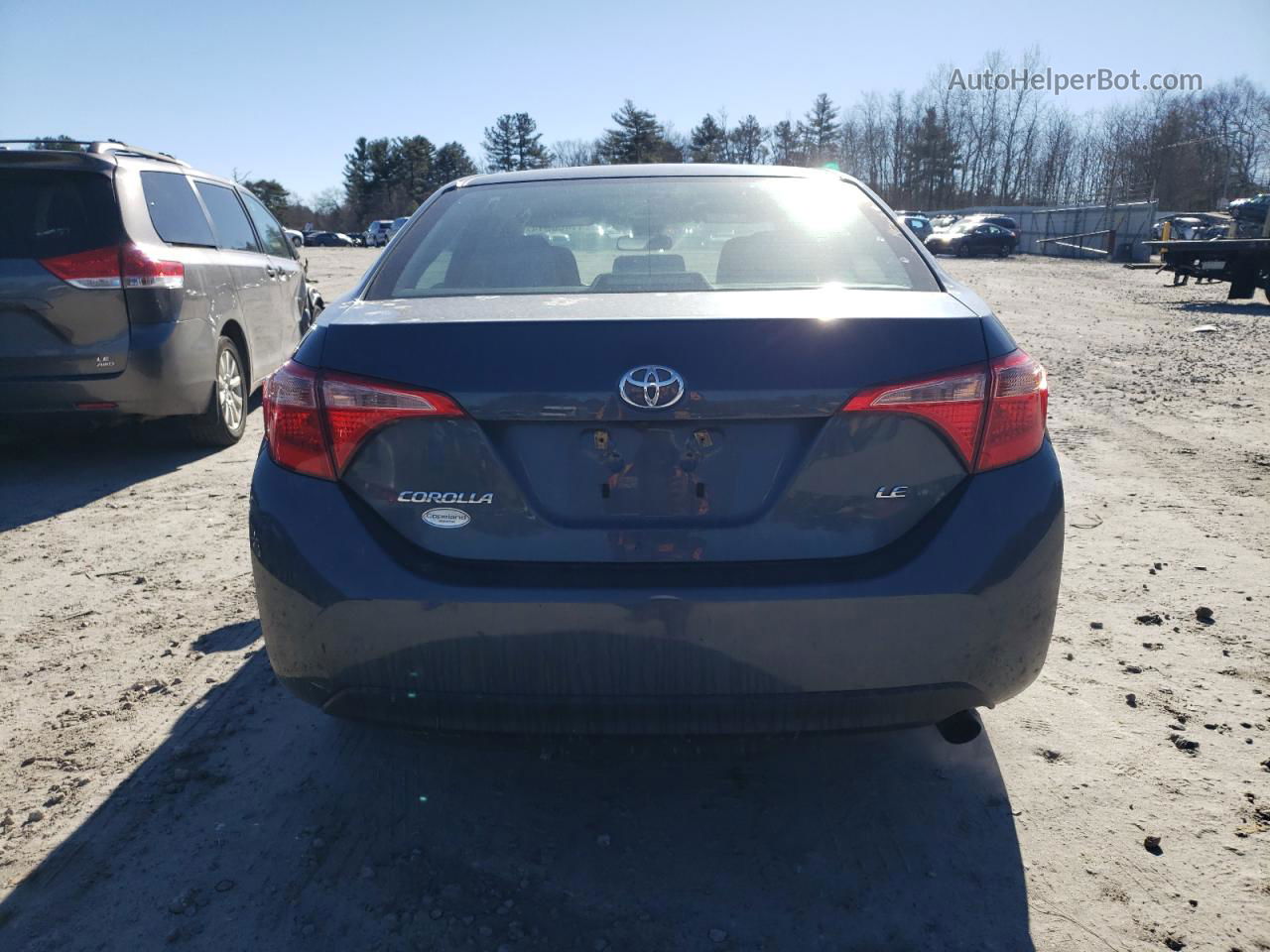 2017 Toyota Corolla L Gray vin: 2T1BURHE7HC885879