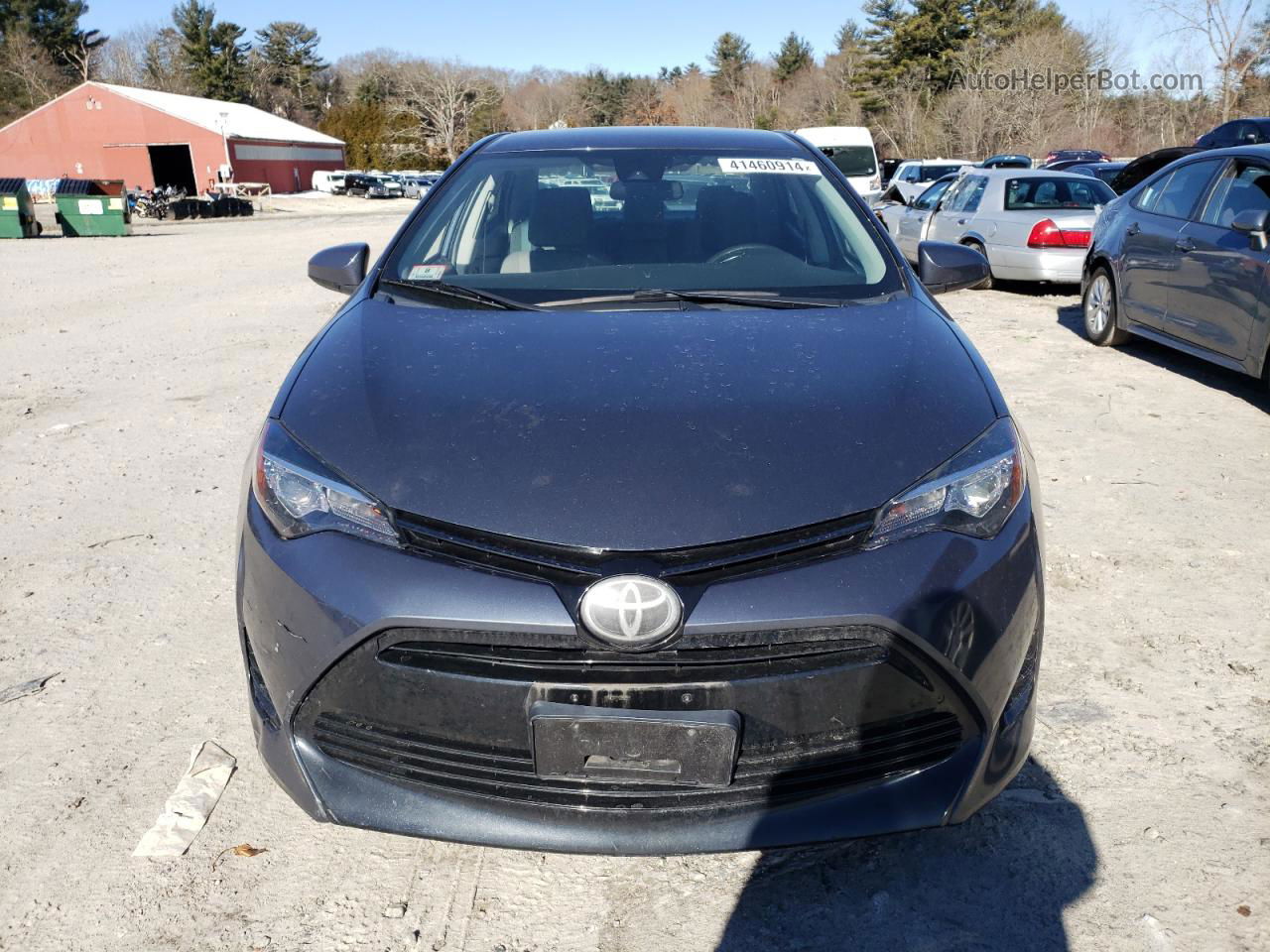 2017 Toyota Corolla L Gray vin: 2T1BURHE7HC885879