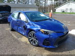 2017 Toyota Corolla Se Blue vin: 2T1BURHE7HC912935