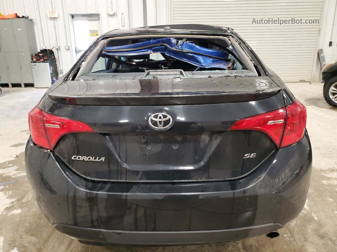 2017 Toyota Corolla L Черный vin: 2T1BURHE7HC921960