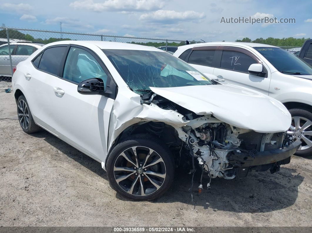 2017 Toyota Corolla Se White vin: 2T1BURHE7HC933641