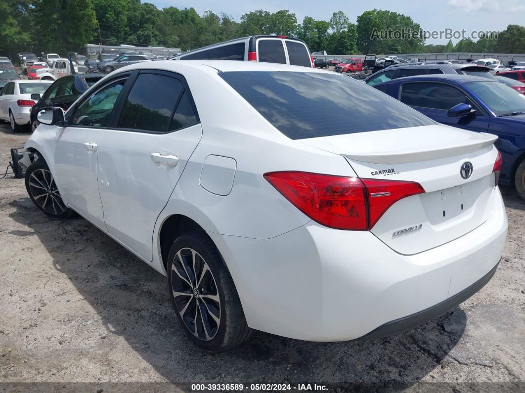 2017 Toyota Corolla Se White vin: 2T1BURHE7HC933641