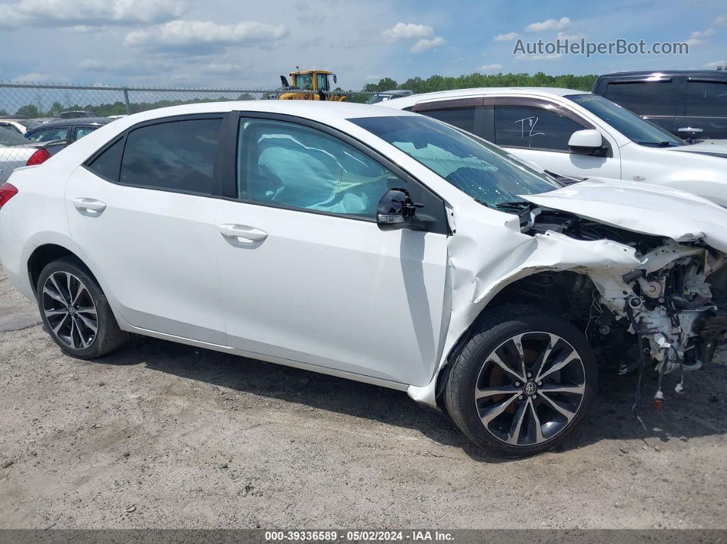 2017 Toyota Corolla Se White vin: 2T1BURHE7HC933641