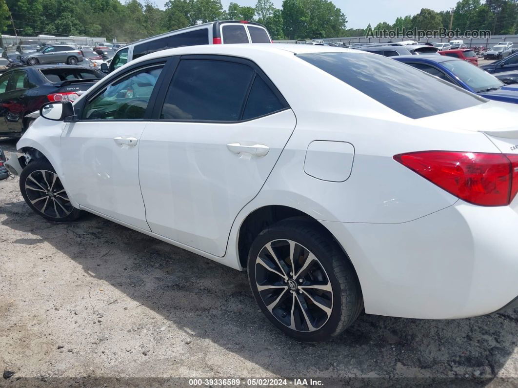 2017 Toyota Corolla Se White vin: 2T1BURHE7HC933641