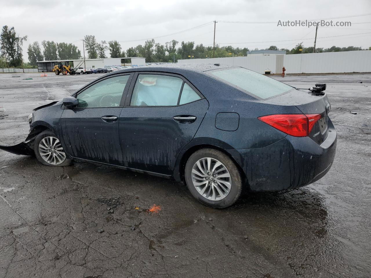 2019 Toyota Corolla L Blue vin: 2T1BURHE7KC140864