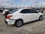 2019 Toyota Corolla L White vin: 2T1BURHE7KC149564