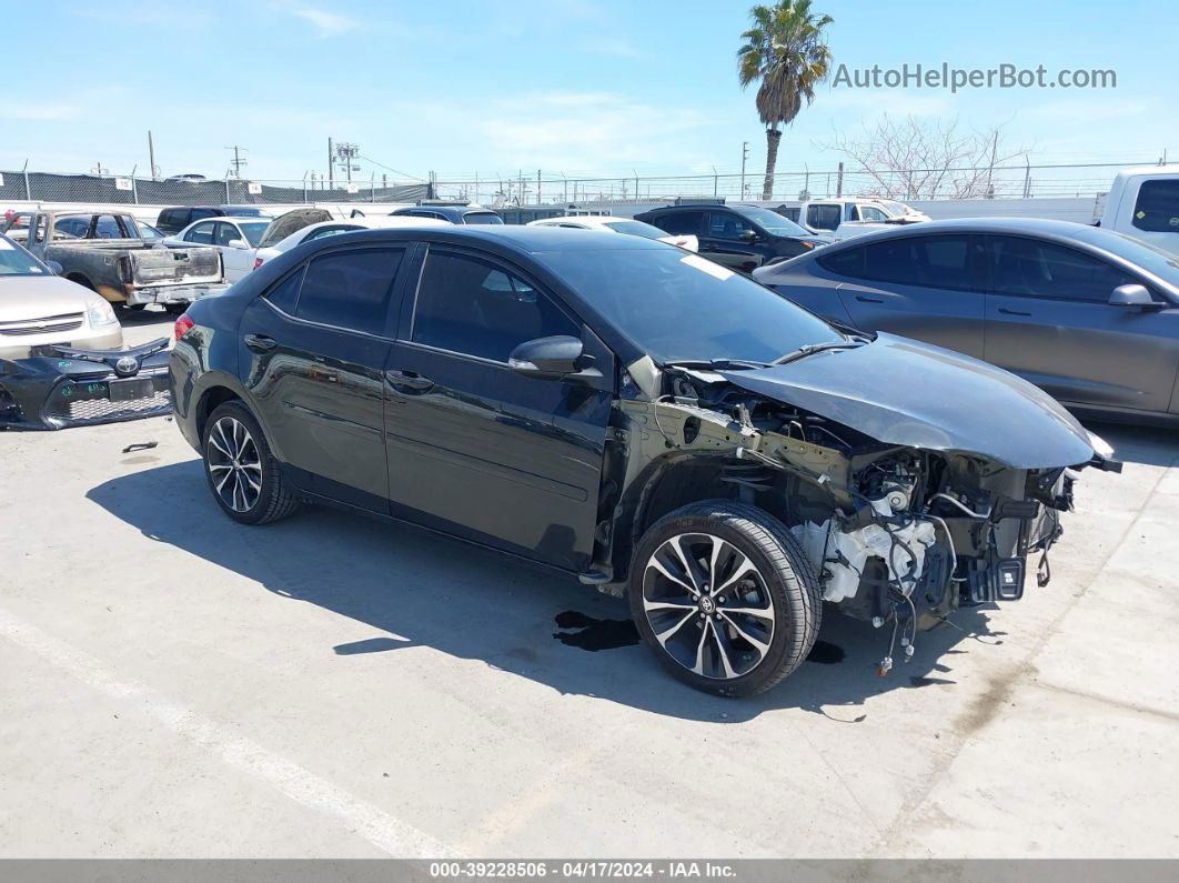 2019 Toyota Corolla Se Black vin: 2T1BURHE7KC153906