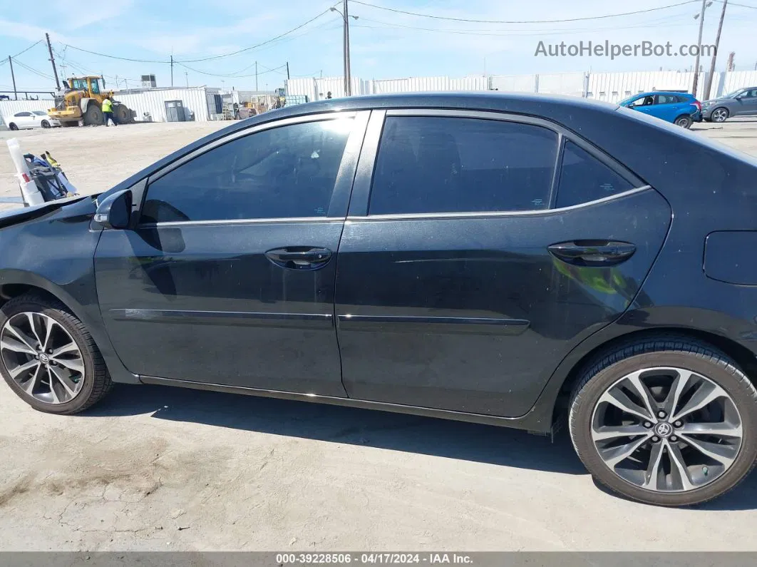 2019 Toyota Corolla Se Black vin: 2T1BURHE7KC153906