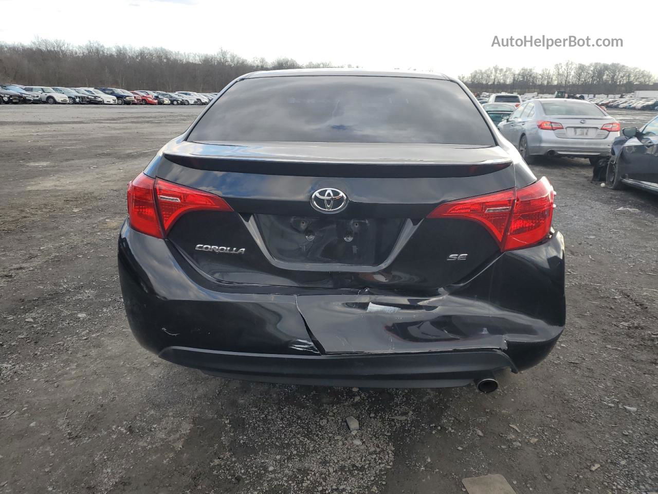 2019 Toyota Corolla L Black vin: 2T1BURHE7KC174092