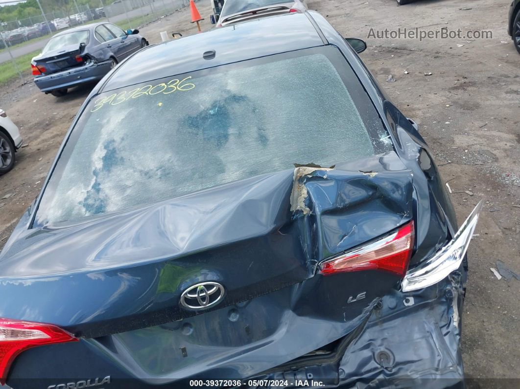 2019 Toyota Corolla Le Blue vin: 2T1BURHE7KC178935