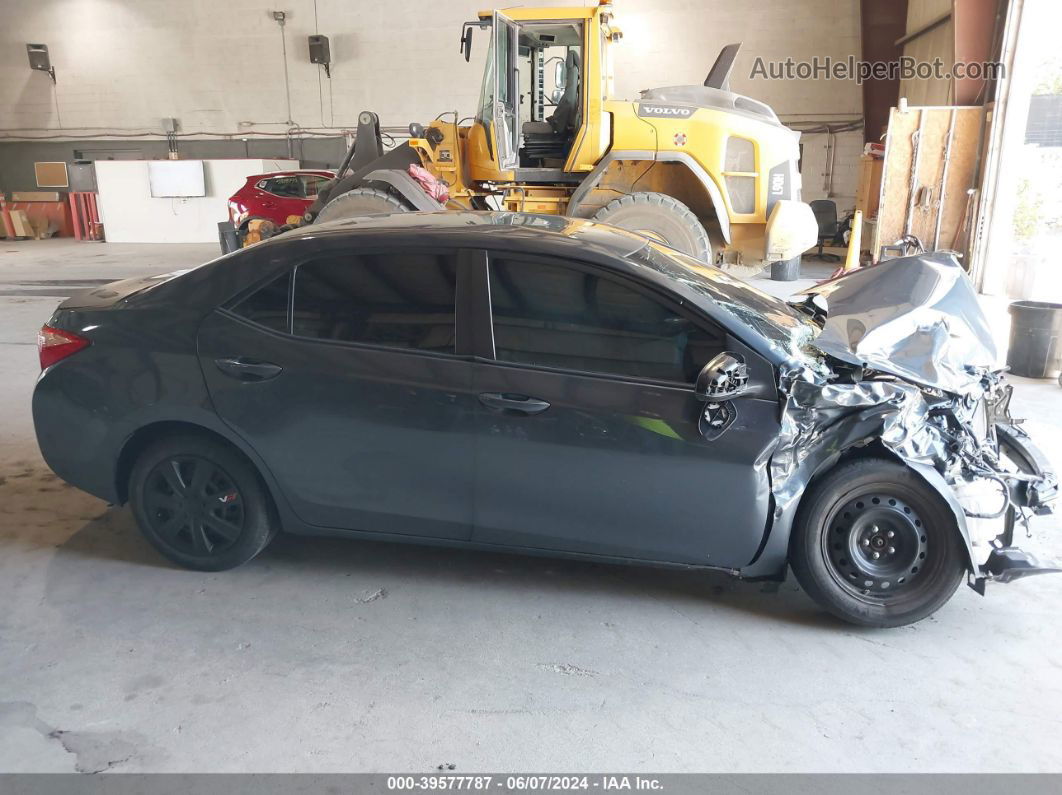 2019 Toyota Corolla Le Gray vin: 2T1BURHE7KC182192