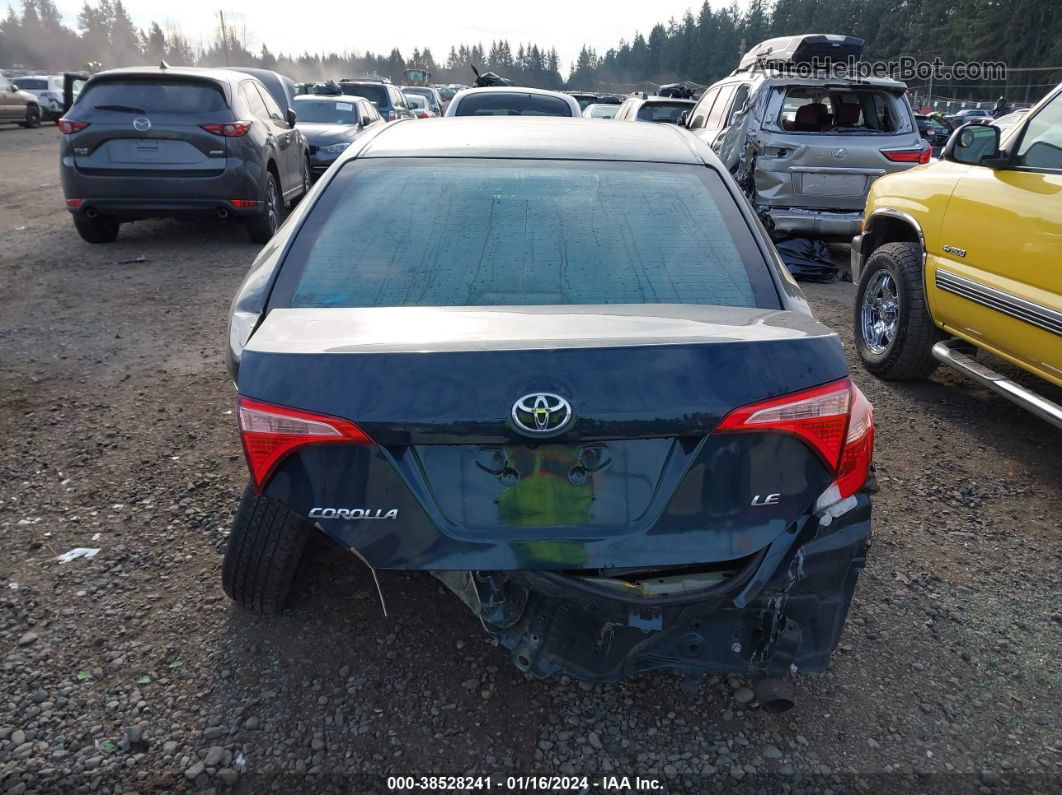 2019 Toyota Corolla Le Синий vin: 2T1BURHE7KC189613