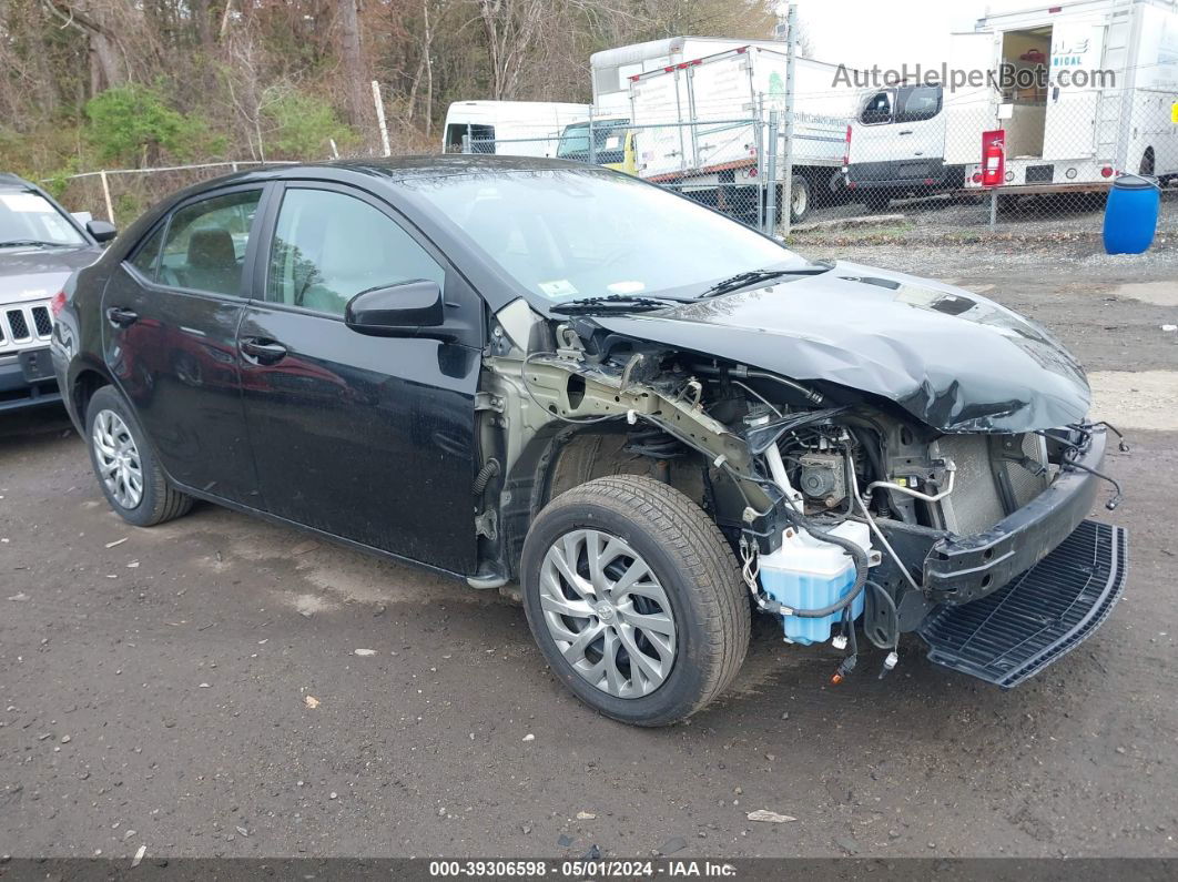 2019 Toyota Corolla Le Black vin: 2T1BURHE7KC197419