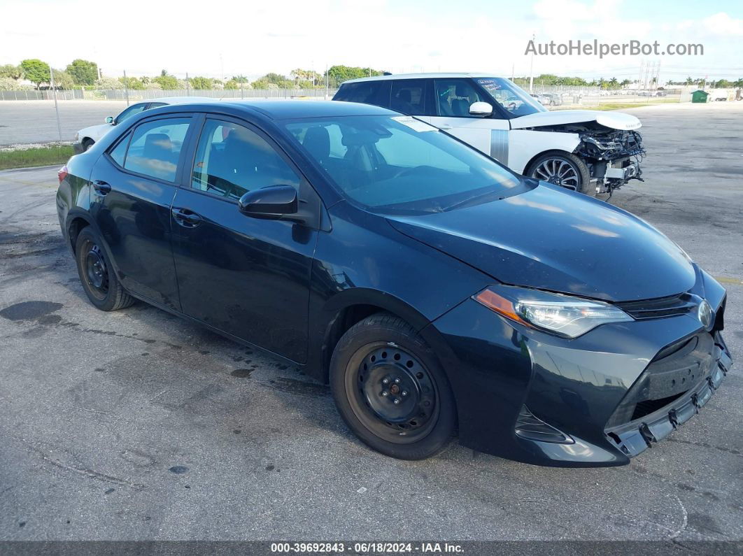 2019 Toyota Corolla Le Black vin: 2T1BURHE7KC199820