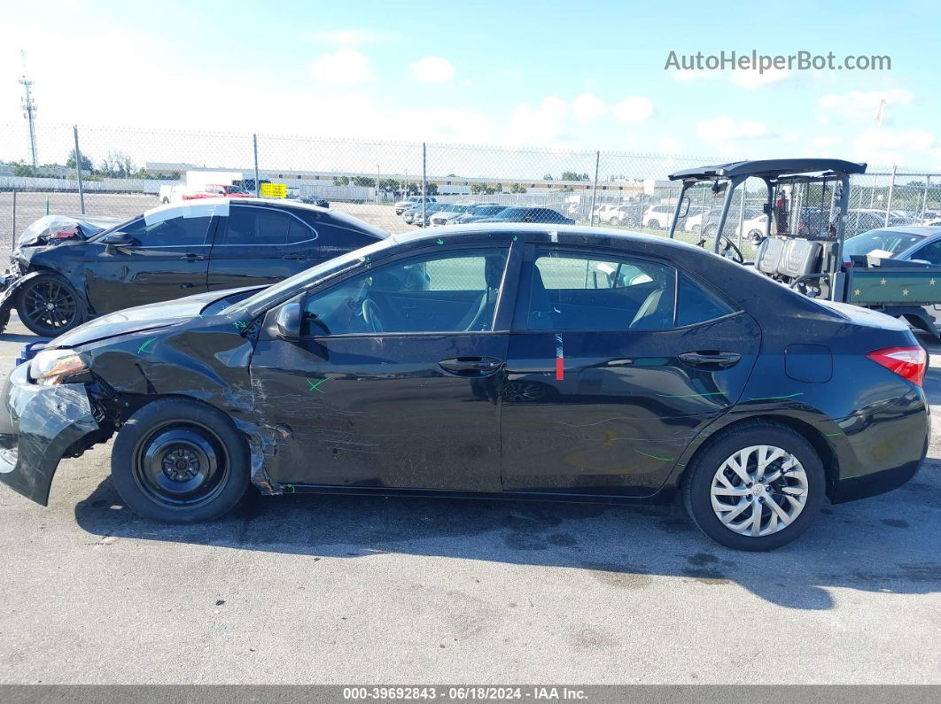 2019 Toyota Corolla Le Black vin: 2T1BURHE7KC199820