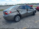 2019 Toyota Corolla Le Gray vin: 2T1BURHE7KC212775