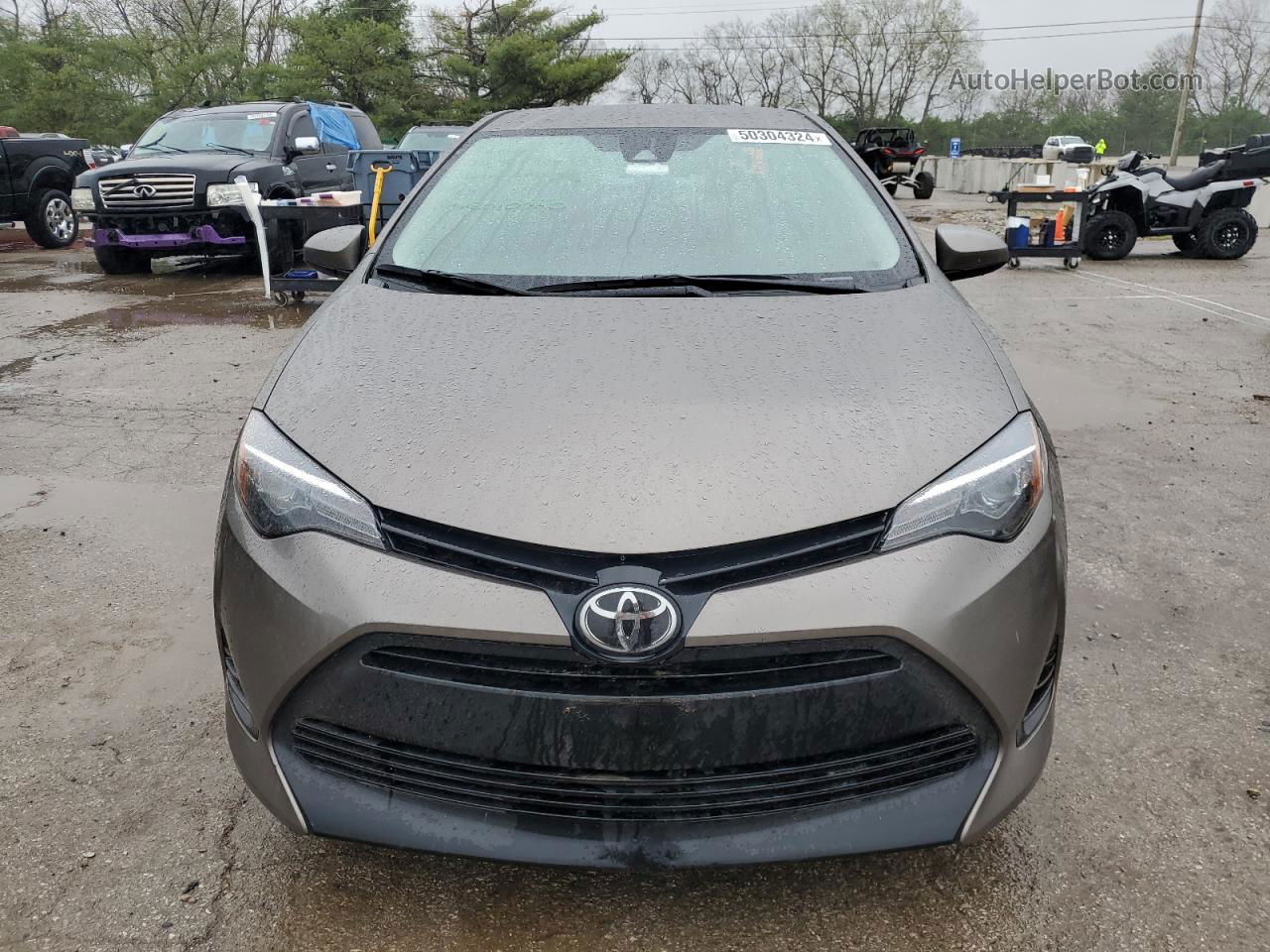 2019 Toyota Corolla L Tan vin: 2T1BURHE7KC228815