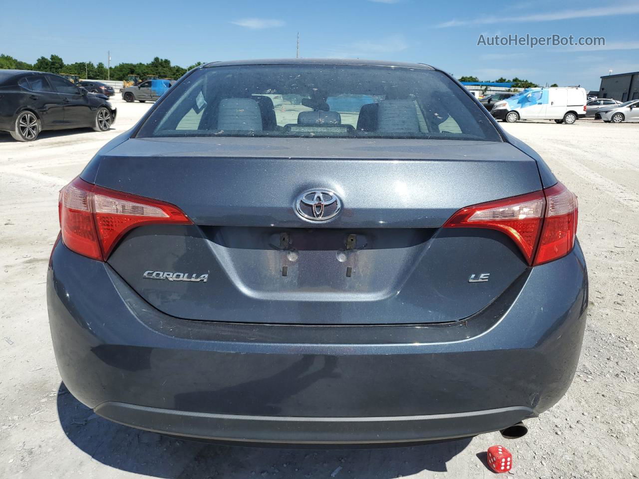 2019 Toyota Corolla L Gray vin: 2T1BURHE7KC230581