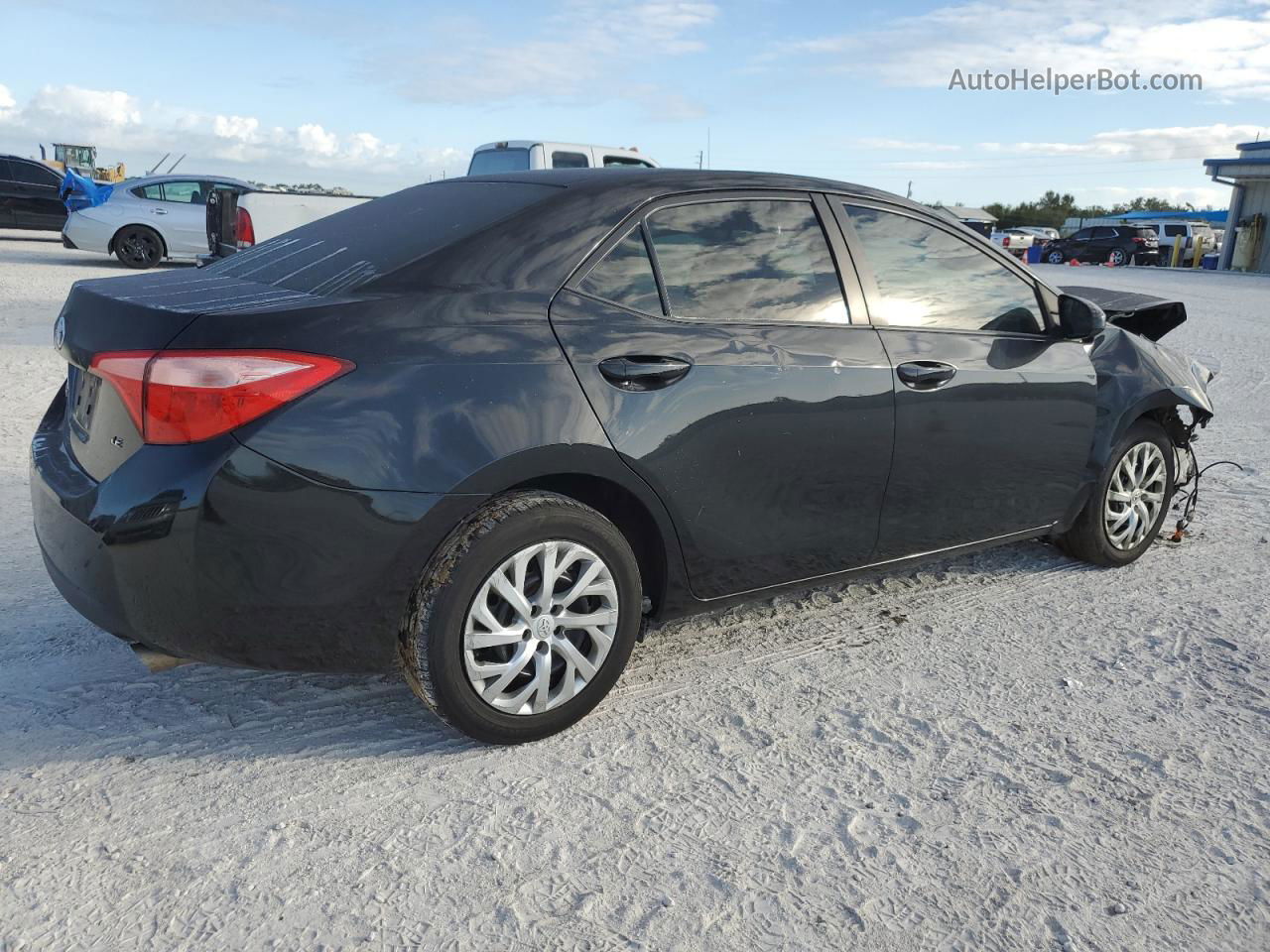 2019 Toyota Corolla L Black vin: 2T1BURHE7KC232931