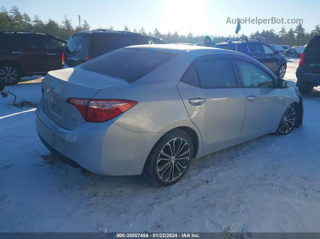 2019 Toyota Corolla Le Серебряный vin: 2T1BURHE7KC245582