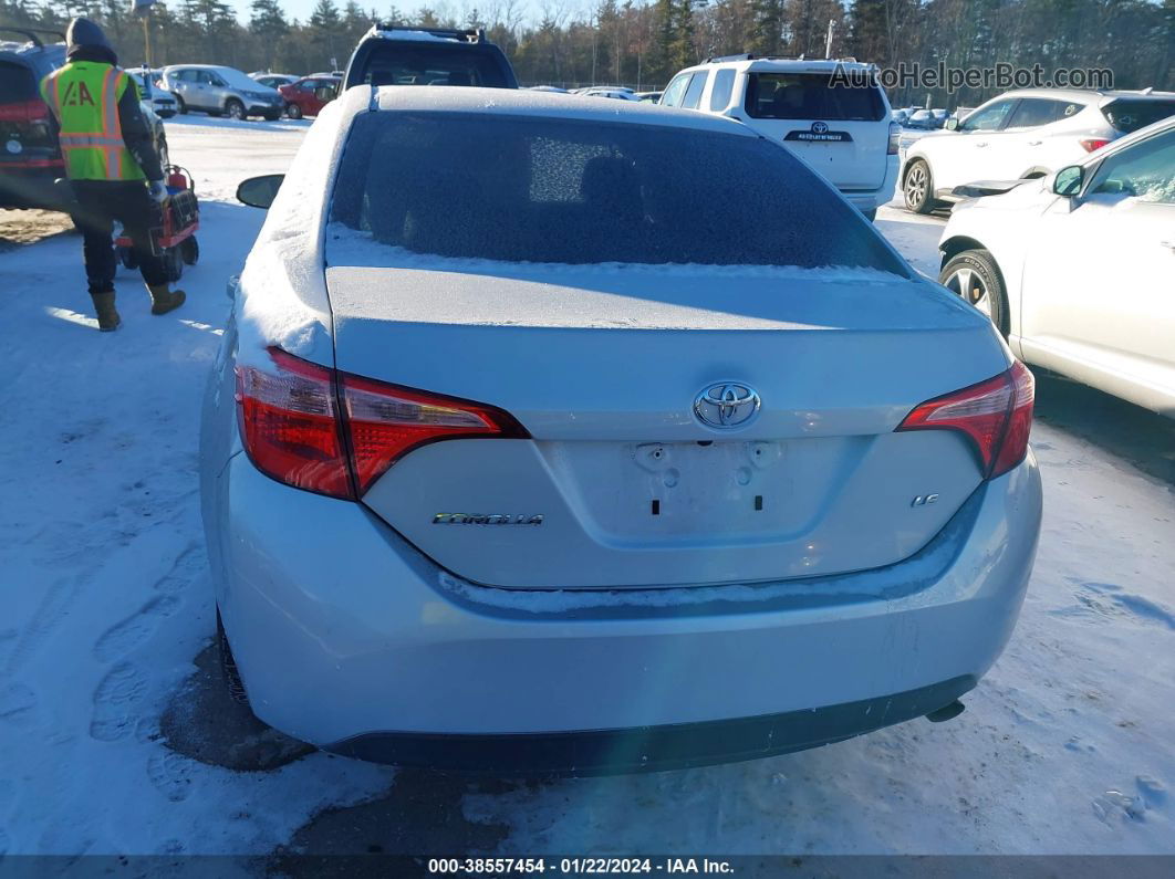 2019 Toyota Corolla Le Silver vin: 2T1BURHE7KC245582