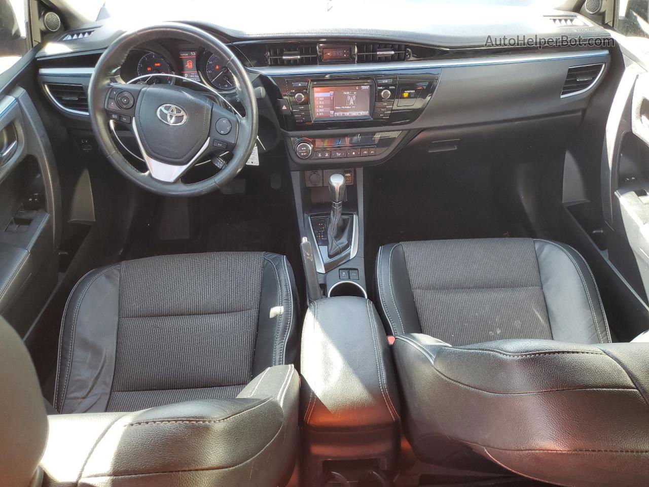 2014 Toyota Corolla L Red vin: 2T1BURHE8EC005672