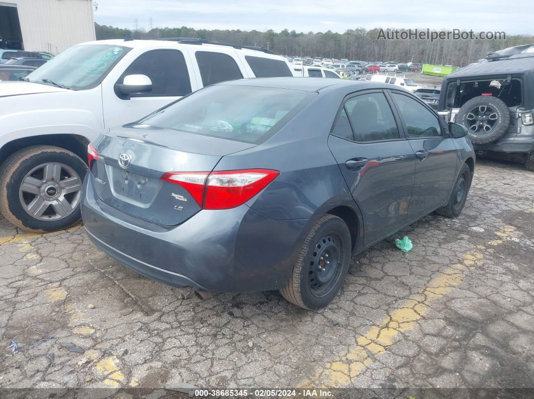 2014 Toyota Corolla Le Gray vin: 2T1BURHE8EC026005