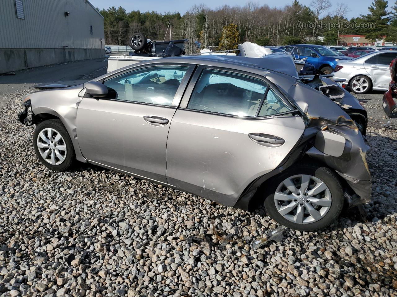 2014 Toyota Corolla L Brown vin: 2T1BURHE8EC068951