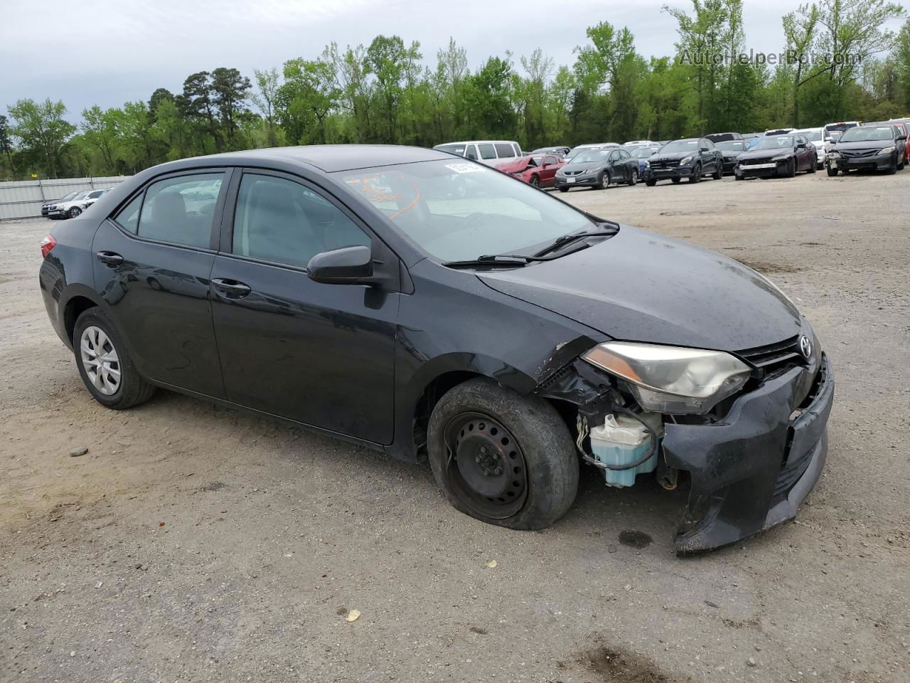 2014 Toyota Corolla L Black vin: 2T1BURHE8EC074880