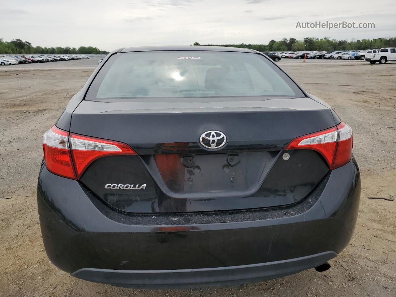 2014 Toyota Corolla L Черный vin: 2T1BURHE8EC074880