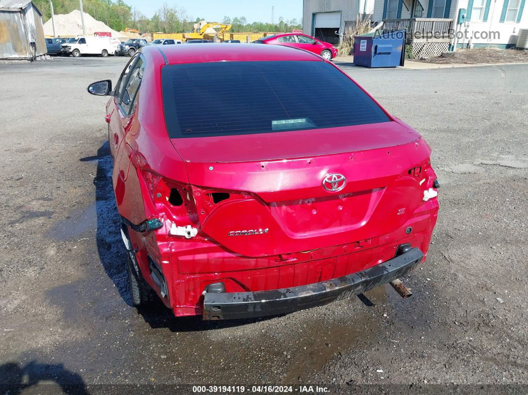 2014 Toyota Corolla S Plus Red vin: 2T1BURHE8EC099388