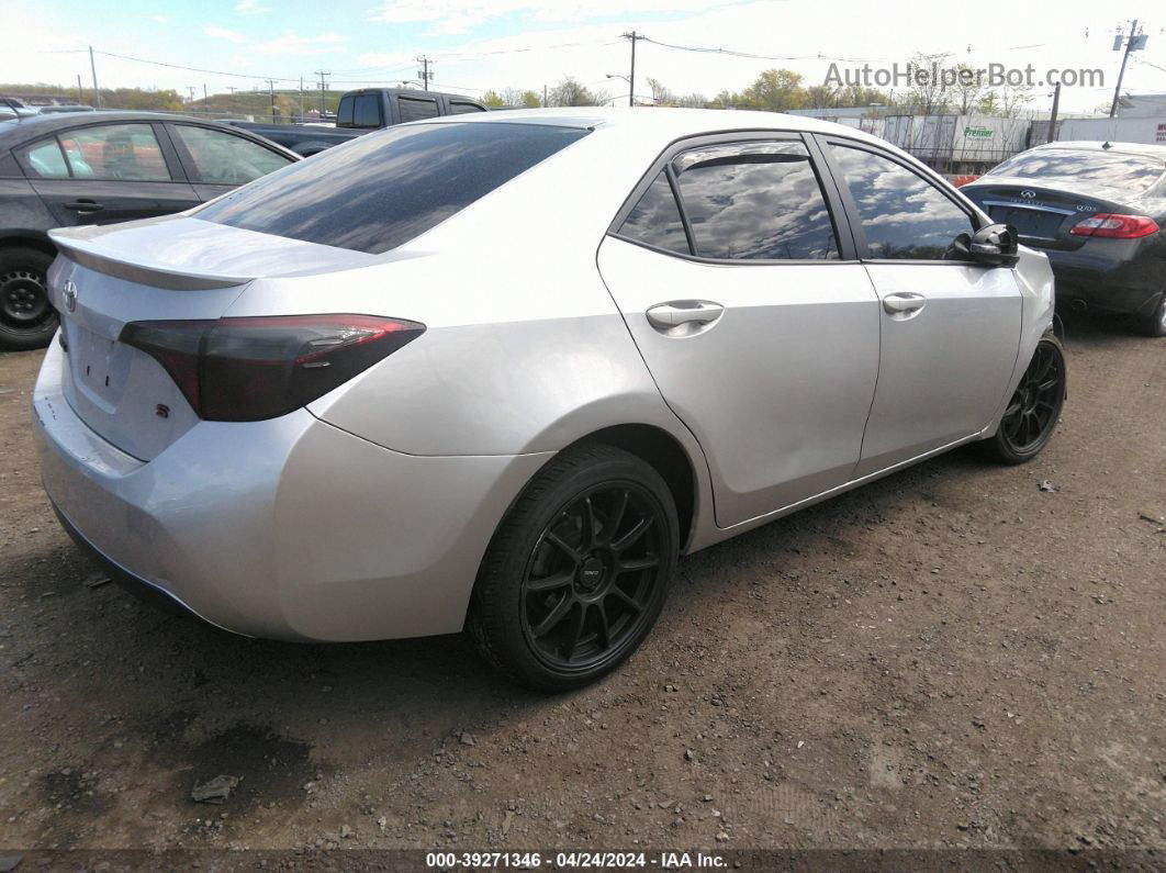 2014 Toyota Corolla S Plus Silver vin: 2T1BURHE8EC102774