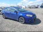 2014 Toyota Corolla S Plus Blue vin: 2T1BURHE8EC110440