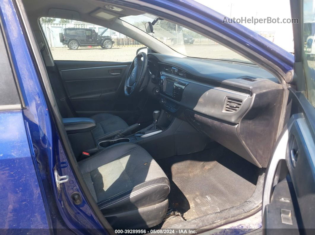 2014 Toyota Corolla S Plus Blue vin: 2T1BURHE8EC110440