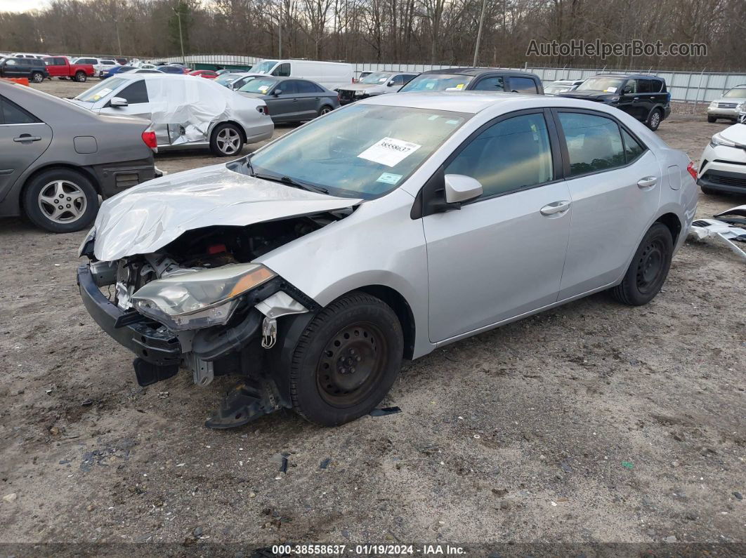 2014 Toyota Corolla L Silver vin: 2T1BURHE8EC110924