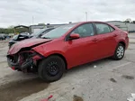 2014 Toyota Corolla L Красный vin: 2T1BURHE8EC127755