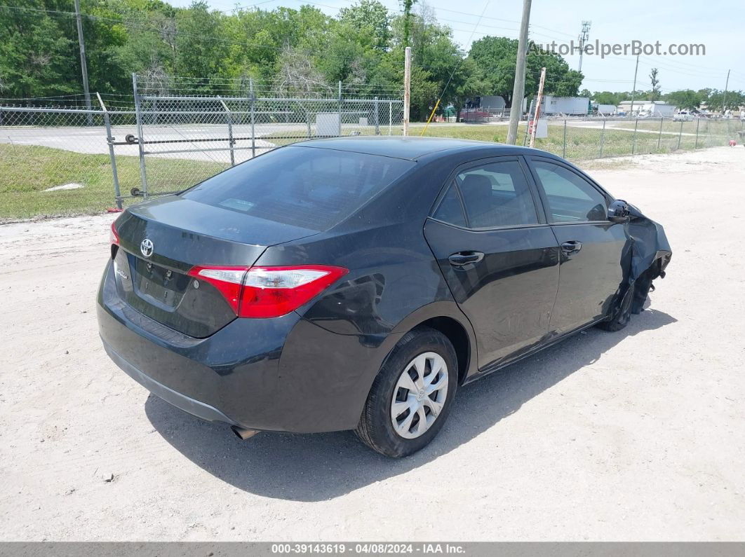 2014 Toyota Corolla L Black vin: 2T1BURHE8EC138397