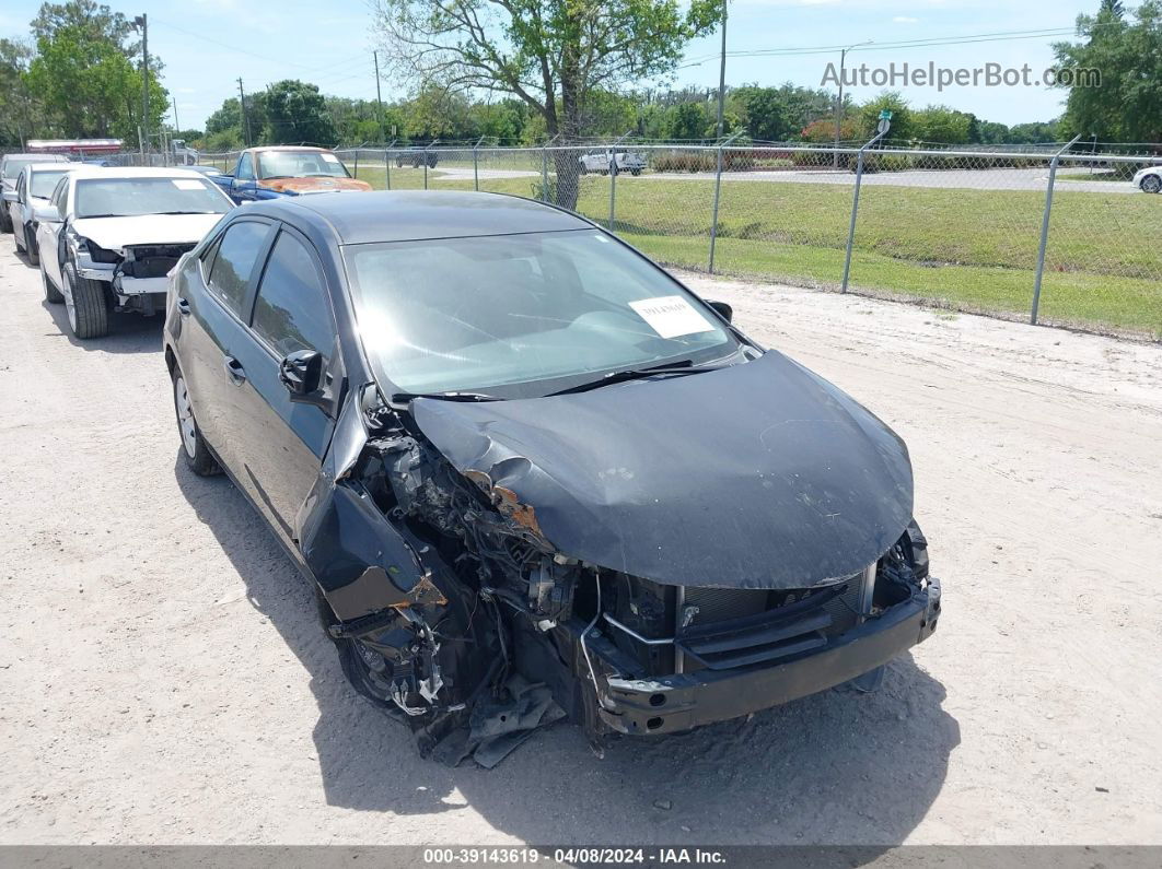 2014 Toyota Corolla L Black vin: 2T1BURHE8EC138397