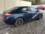 2014 Toyota Corolla L Blue vin: 2T1BURHE8EC140473