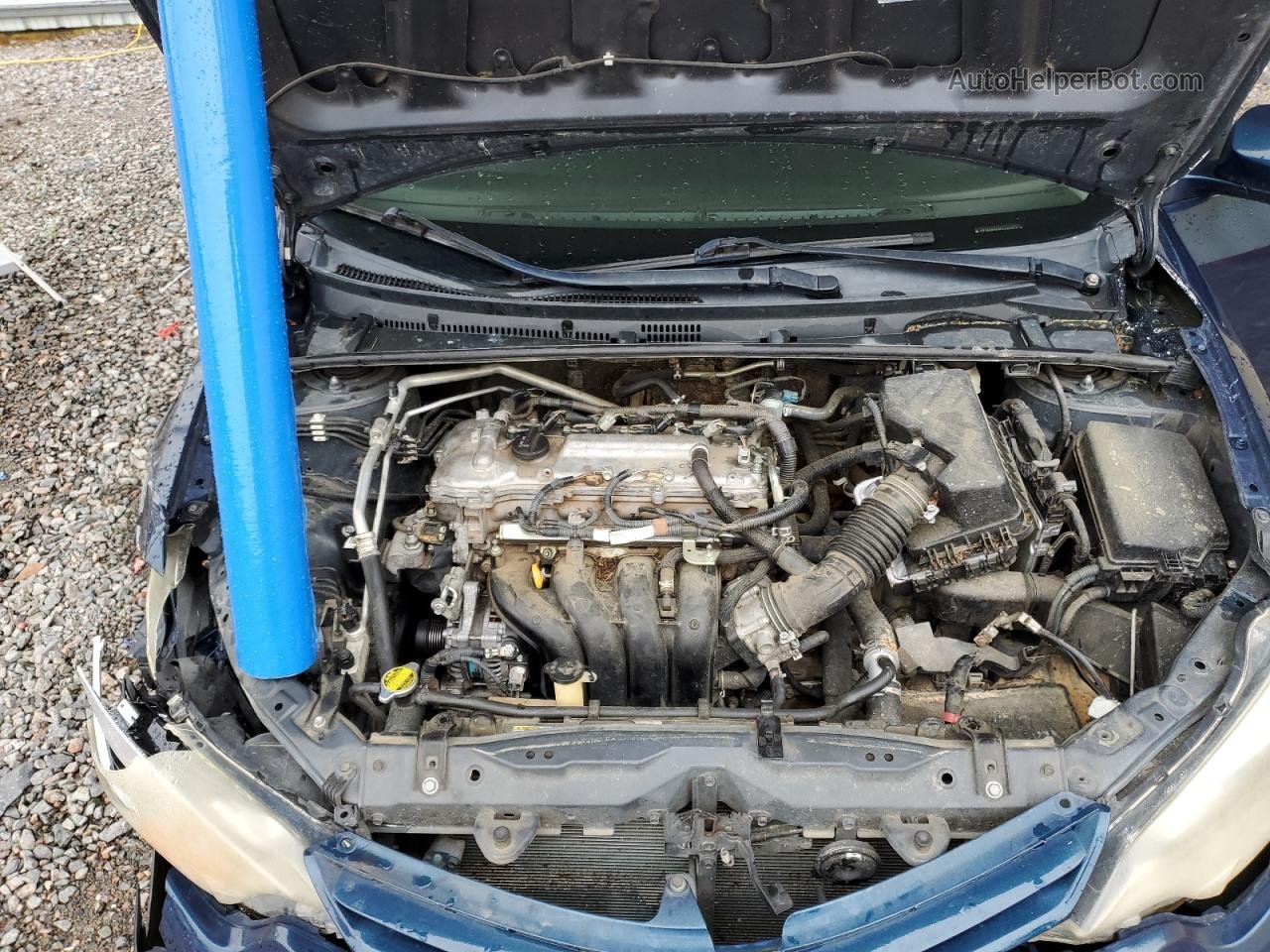 2014 Toyota Corolla L Синий vin: 2T1BURHE8EC140473