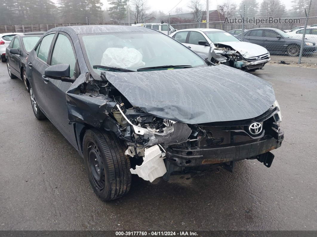 2014 Toyota Corolla Le Gray vin: 2T1BURHE8EC147097